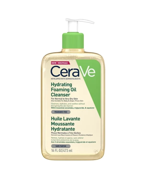 cerave hydrating foaming oil cleanser 236ml