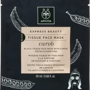 20200221164843 apivita express beauty face mask tissue carob 20ml