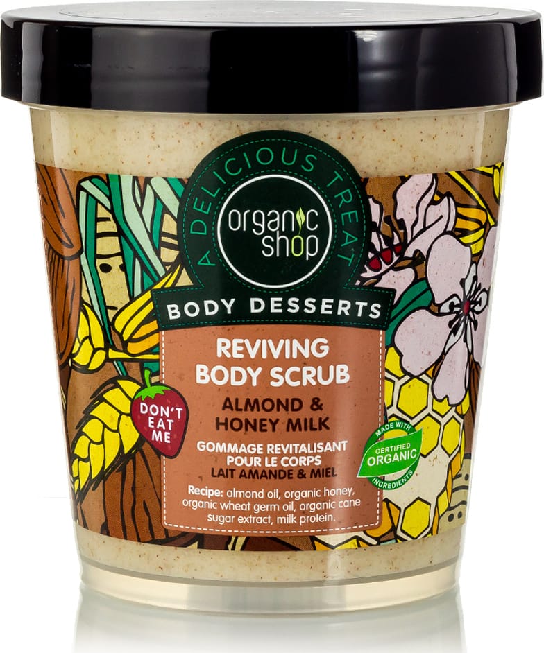 20200224113904 organic shop body desserts almond honey milk reviving body scrub 450ml