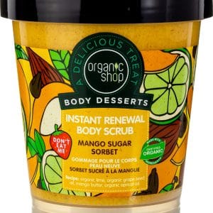 20200224113905 organic shop organic shop body desserts mango sugar sorbet instant renewal body scrub 450ml