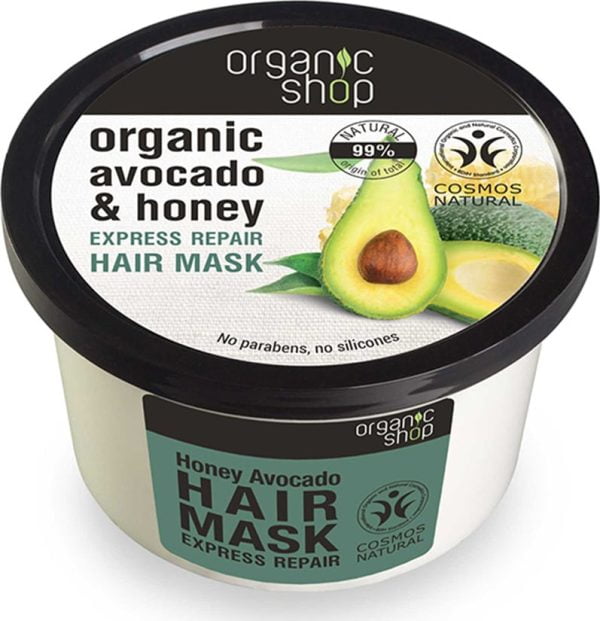 ORGANIC SHOP Hair Mask Avocado And Honey 250ml
