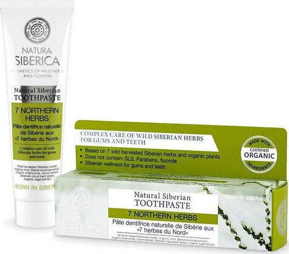 NATURA SIBERICA Toothpaste 7 Northern Herbs 100g - Image 2