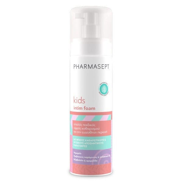 20220608101825 pharmasept paidiko afroloutro kids intim foam me chamomili gia tin eyaisthiti periochi se morfi afrou 200ml 5205122003549