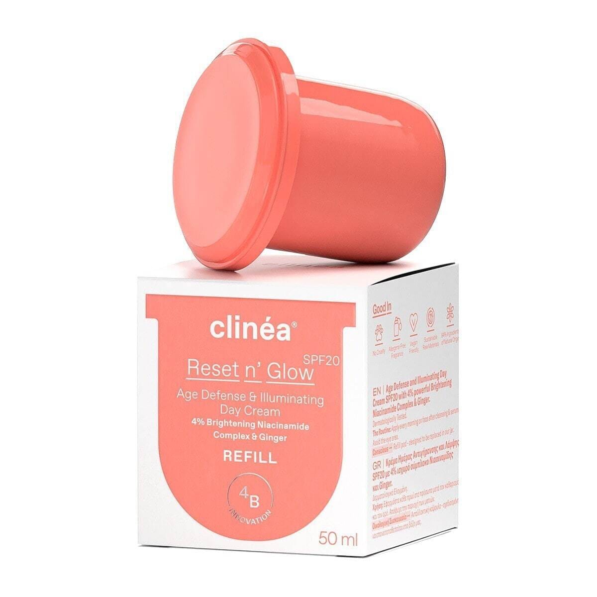 20230317124812 clinea reset n glow refill krema prosopou imeras me spf20 gia antigiransi lampsi 50ml