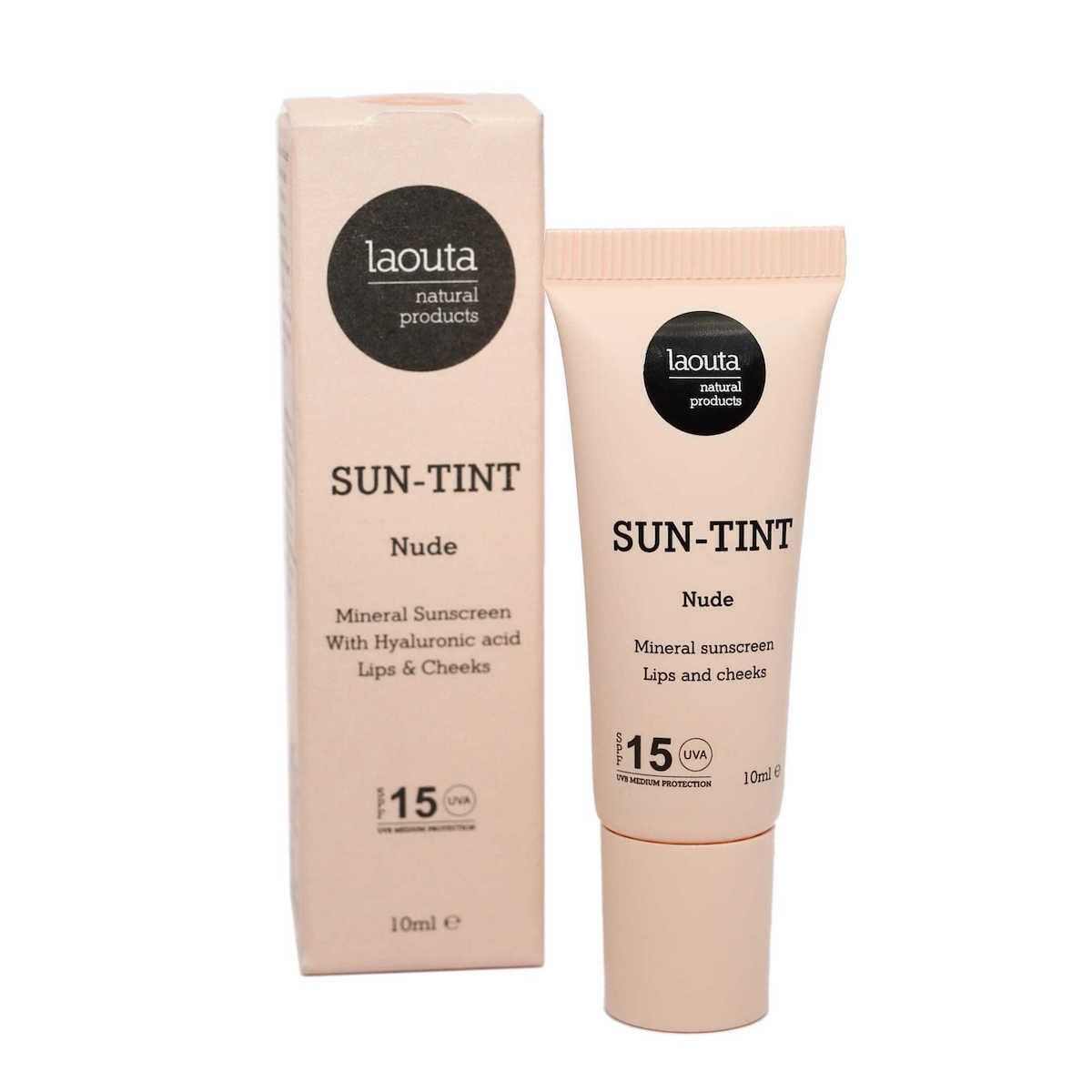 20230503104344 laouta natural products sun tint antiliako cheilion spf15 me chroma nude 10ml