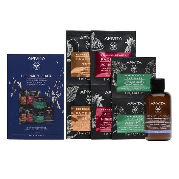20230915094944 apivita set peripoiisis gia katharismo prosopou me scrub somatos 93ml