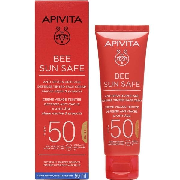 20240116095606 apivita bee sun safe antiliaki krema prosopou spf50 me chroma 50ml