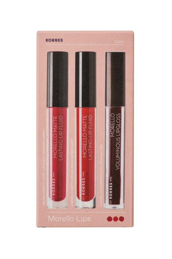 ΚΟΡΡΕΣ Μ MORELLO GLOSS 54 & LIPFLUID 27 + 53 PROMO TRIO - Image 3
