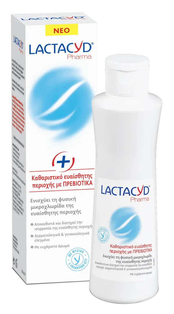 Lactacyd Pharma PREBIOTIC PLUS cap carton 250ml Greece 3D 03