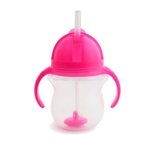 MUNCHKIN TIP & SIP STRAW CUP 207ml PINK