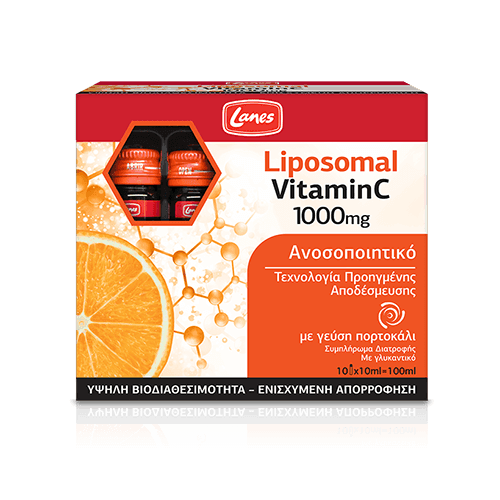 Packshot LANES Boxes LIPOSOMAL VIT C 1000 OrangeCup Ref