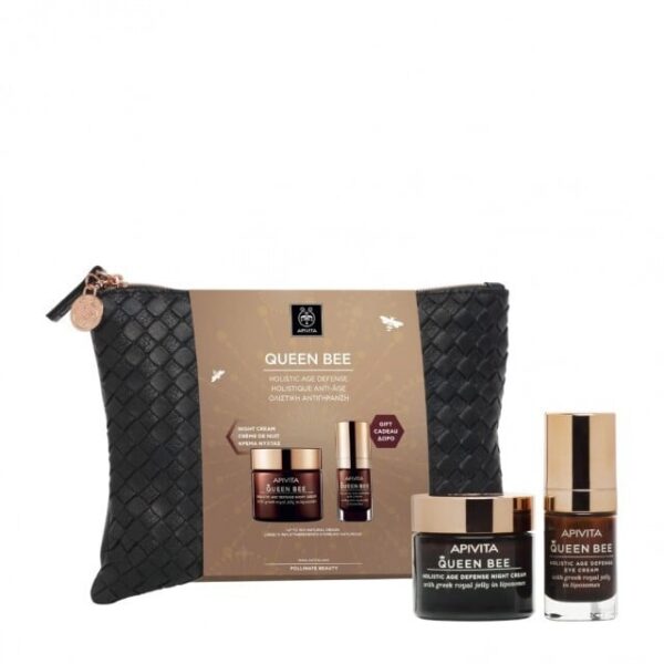 APIVITA* QUEEN BEE Night Cream 50ml + Eye Cream 15ml PROMO