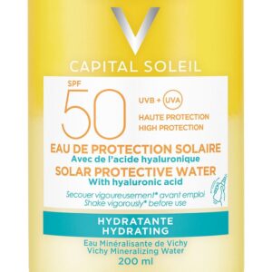 VICHY SUN CAPITAL SOLEIL SOLAR PROTECTIVE WATER ΕΝΥΔΑΤΩΣΗ SPF50 200ml - Image 4