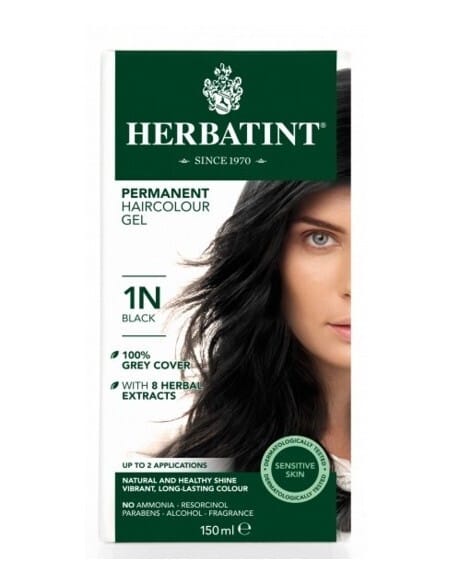 herbatint 1n μαύρο 150ml