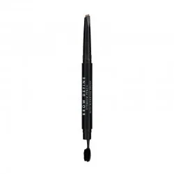 mua brow define eyebrow pencil with blending brush light brown