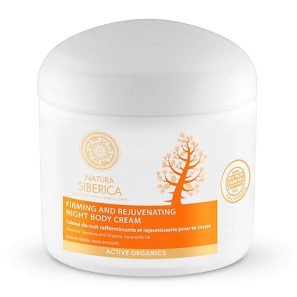 natura siberica firming rejuvenating night body cream 370 ml