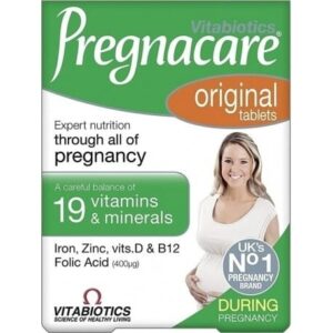 vitabiotics pregnacare original polyvitamini gia tin omali diexagogi tis egkymosynis 30tabs