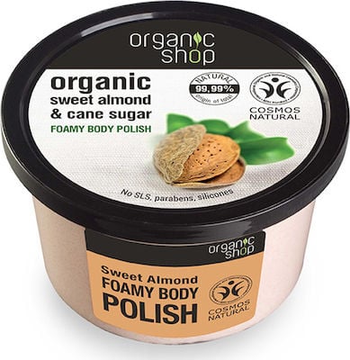 ORGANIC SHOP Body Polish Sweet Almond Top 250ml