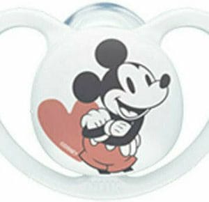 xlarge 20220509125224 nuk orthodontiki pipila silikonis gia 18 36 minon space mickey minnie me thiki leyko