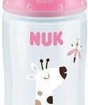 xlarge 20220705170433 nuk plastiko mpimpero first choice plus temperature control kata ton kolikon me thili silikonis 360ml gia 6 18 minon roz kamilopardali