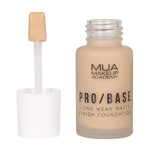 mua pro base long wear matte finish foundation #154