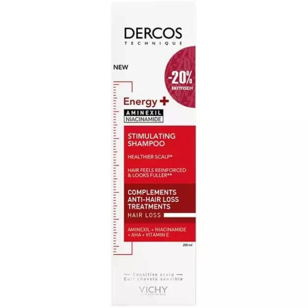 vichy energy sh. 200ml 20% red sticker