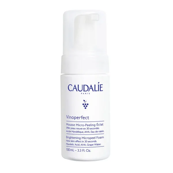 caudalie vinoperfect brightening micropeel foam 100 ml