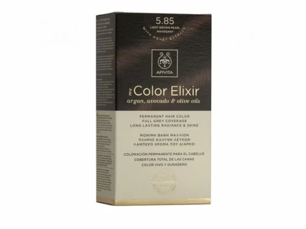 apivita my color elixir 5,85 Καστανό ανοιχτό περλέ 50&75ml