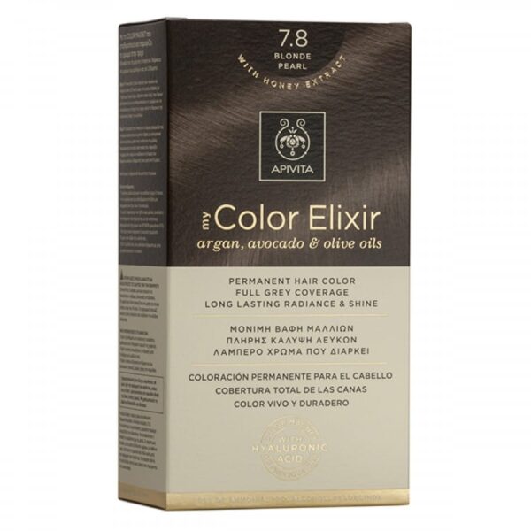 apivita my color elixir 7,8 Ξανθό περλέ 50&75ml
