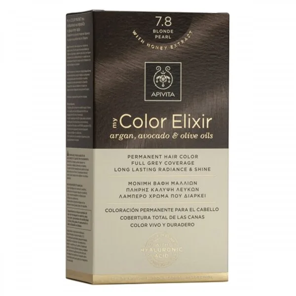 apivita my color elixir 7,8 Ξανθό περλέ 50&75ml