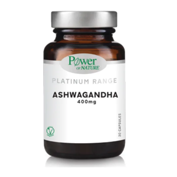 power health platinum ashwagandha 400mg 30s, caps