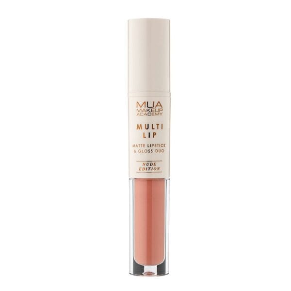 mua lipstick & gloss duo nude edition caramel