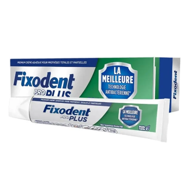 fixodent pro plus antibacterial 1x40 gr