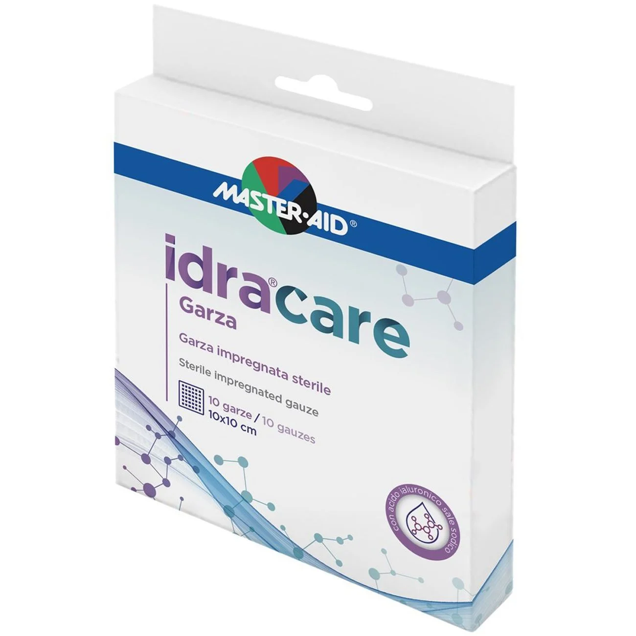 master aid idra ΓΑΖΕΣ 10Χ10.(ΥΑΛΟΥΡΟΝΙΚΟ & ΓΛΥΚΕΡΙΝΗ) ,10ΤΕΜ