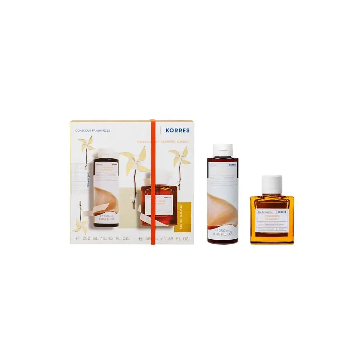 korres set cash kumquat edt 50ml & sgel 250ml