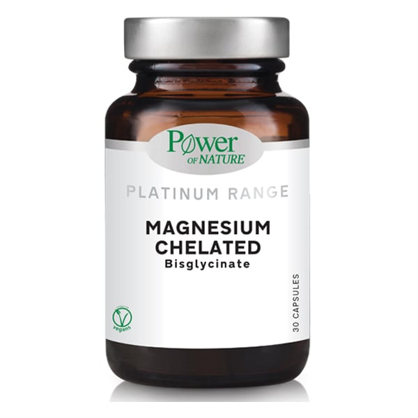 power health platinum magnesium chelated 100mg 30s, caps