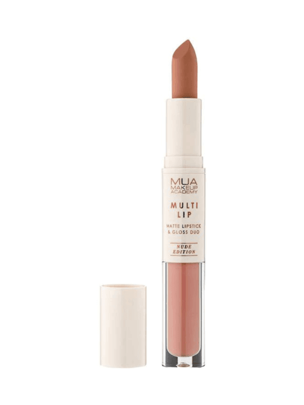 mua lipstick & gloss duo nude edition mocha