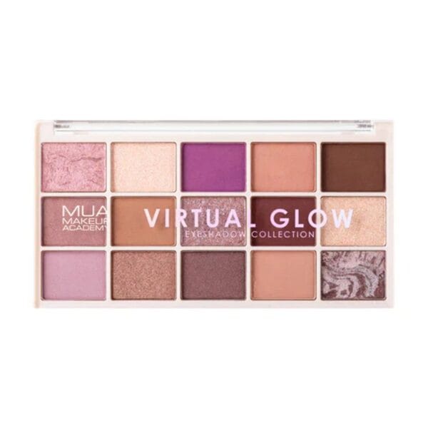 mua 15shade palette virtual glow