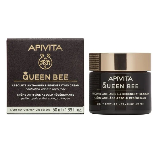 apivita queen bee ΚΡΕΜΑ ΑΠΟΛΥΤΗΣ ΑΝΤΙΓΗΡΑΝΣΗΣ & ΑΝΑΓΕΝΝΗΣΗΣ ΕΛΑΦΡΙΑΣ ΥΦΗΣ 50ml