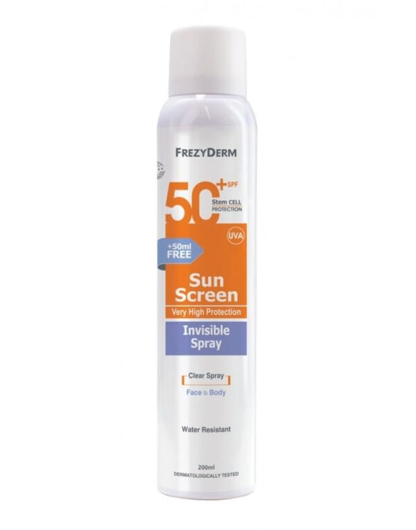 frezyderm s.scr invisible sprspf50+ 200ml