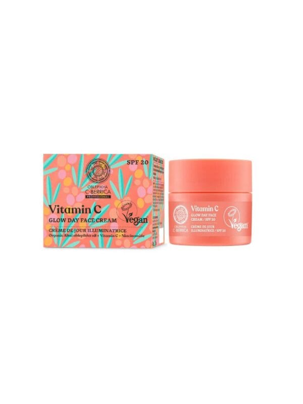 natura siberica oblepikha c berrica. glow day face cream, 50 ml