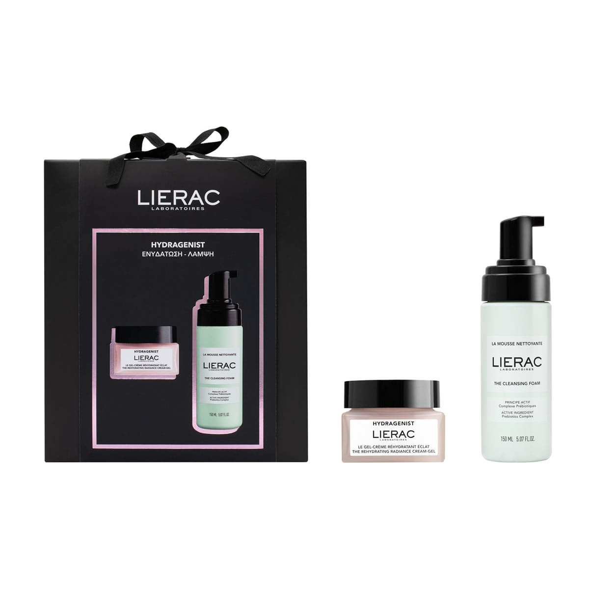 lierac noel hydra gel+mousse