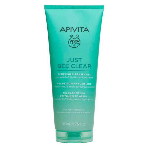 apivita just bee clear cleanser gel 200ml