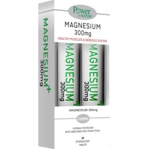 power eff.tb. magnesium 300mg stevia 20τμχ. 1+1 ΔΩΡΟ