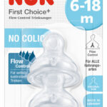 nuk f.c no colic ΘΗΛΗ ΣΙΛΙΚΟΝΗΣ flow control 6 18m 2tmx