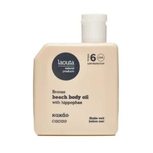 laouta beach body oil 6spf cocoa 100ml