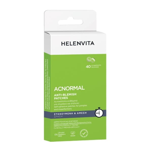 helenvita ac normal anti blemish patches ΔΙΑΦΑΝΑ ΑΥΤΟΚΟΛΛΗΤΑ ΕΠΙΘΕΜΑΤΑ ΓΙΑ ΣΠΥΡΑΚΙΑ & ΑΤΕΛΕΙΕΣ 40 ΤΕΜ