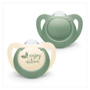 nuk for nature silicone 0 6m Πιπίλα Σιλικόνης, 2τεμ