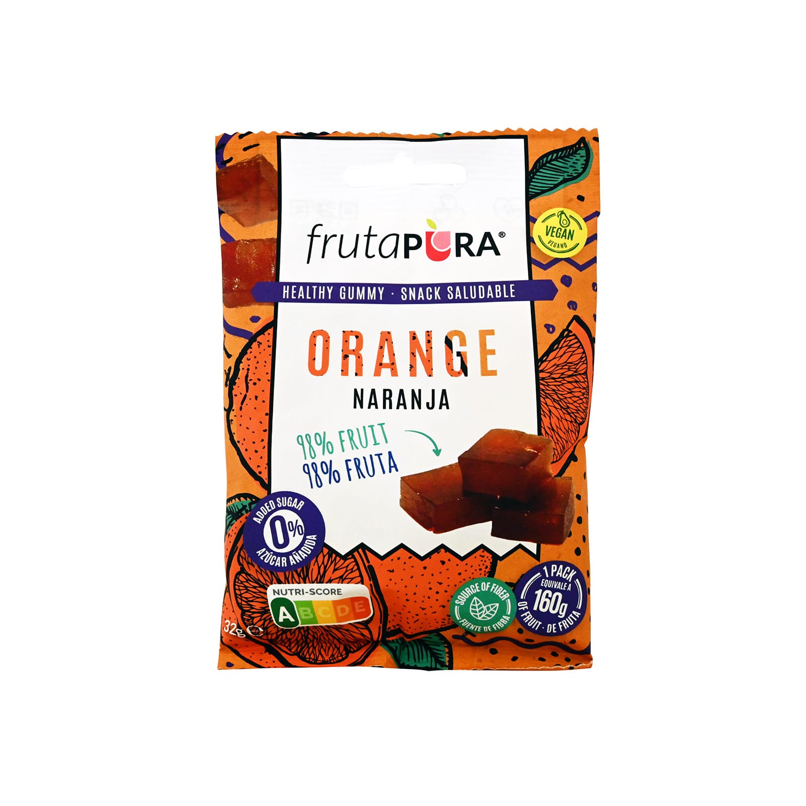 melmed frutapura orange ΣΝΑΚ ΠΟΡΤΟΚΑΛΙ 32gr