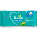 pampers wipes fresh clean 12x52 srp